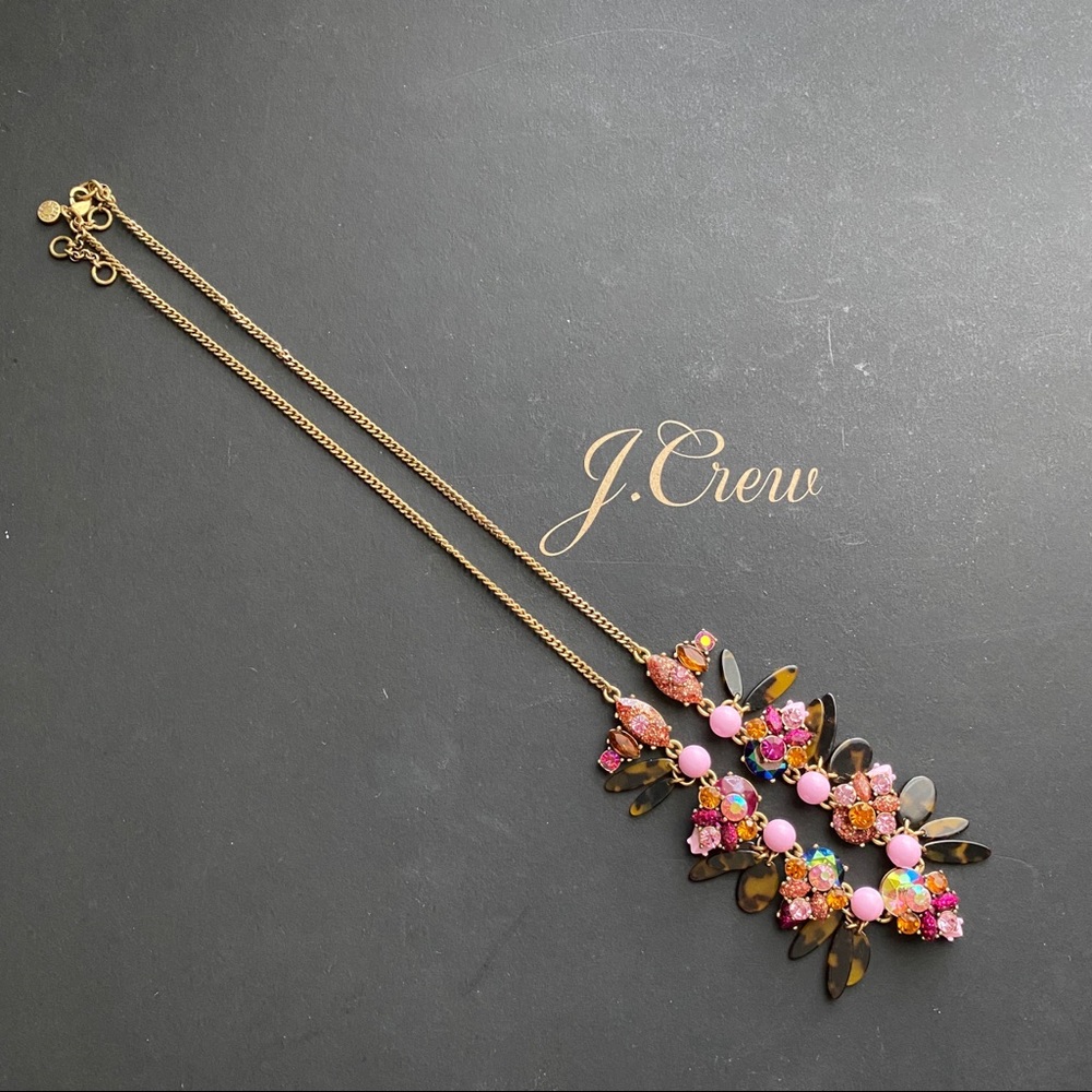 J. Crew long rhinestone necklace - Picture 7 of 8